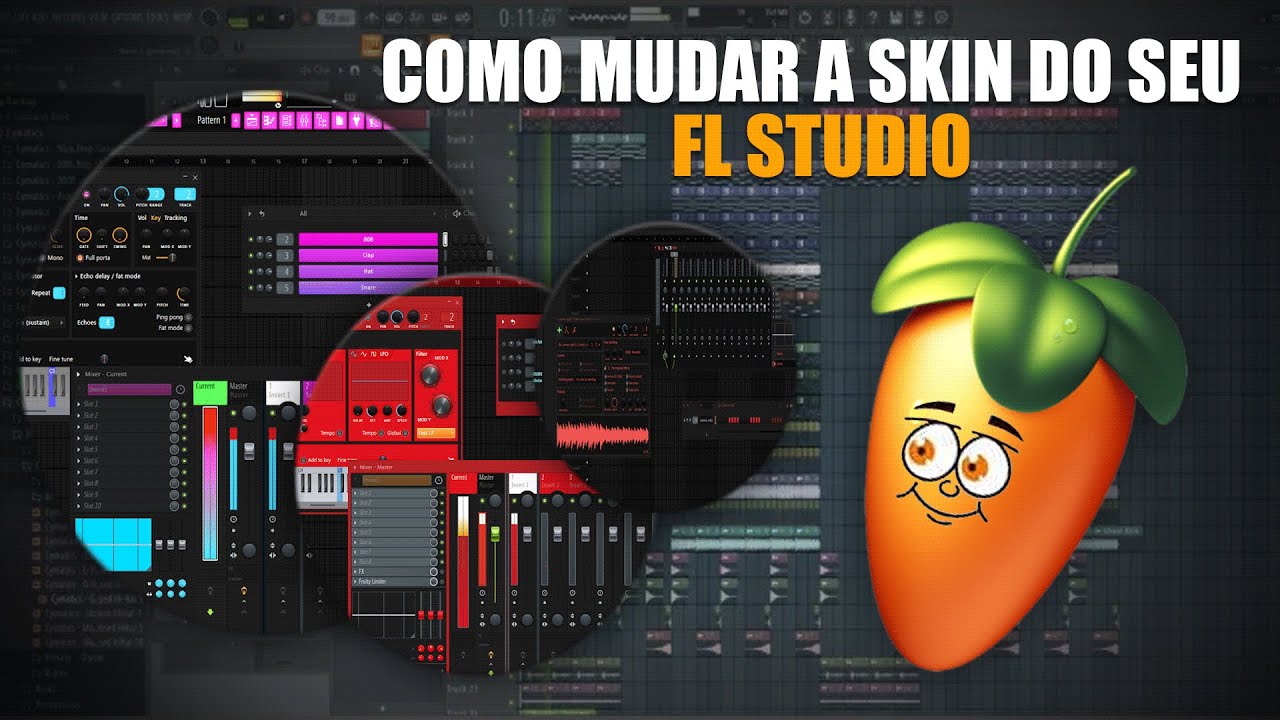 COMO TROCAR A SKIN DO FL STUDIO 20 (SUPER FACIL) - @trapnotalo11