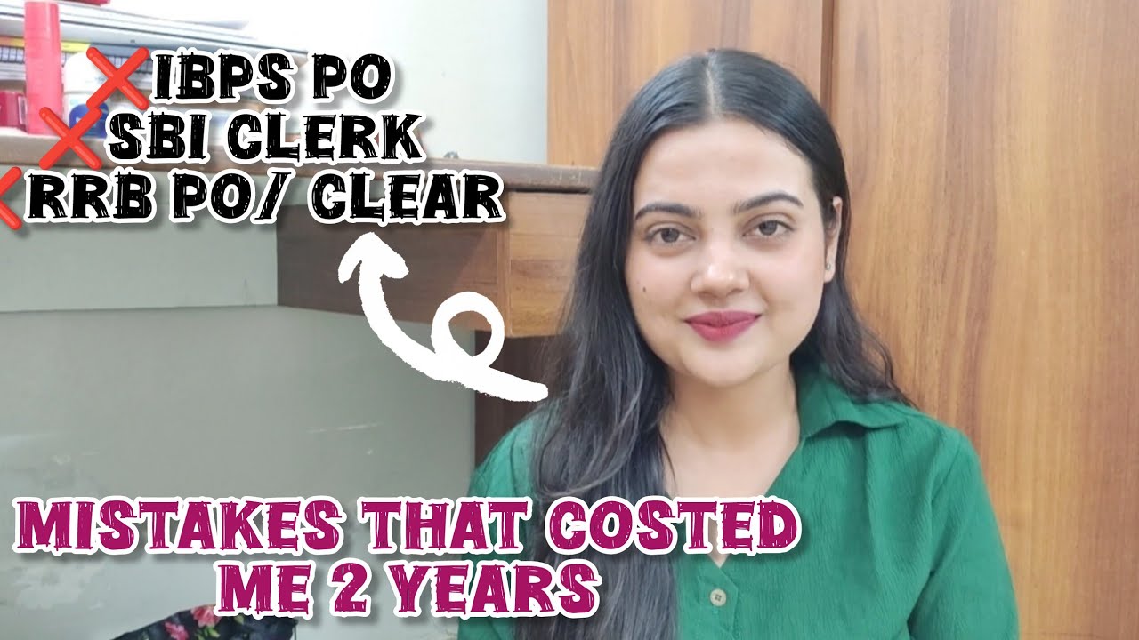 Mistakes❌ you should avoid in Banking Exams ❓