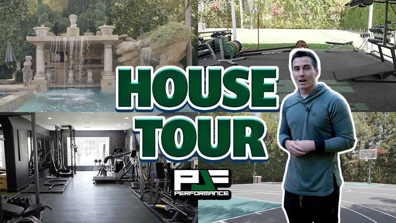 NBA Training Facility in A House?!? Crazy Home Gym Tour😱