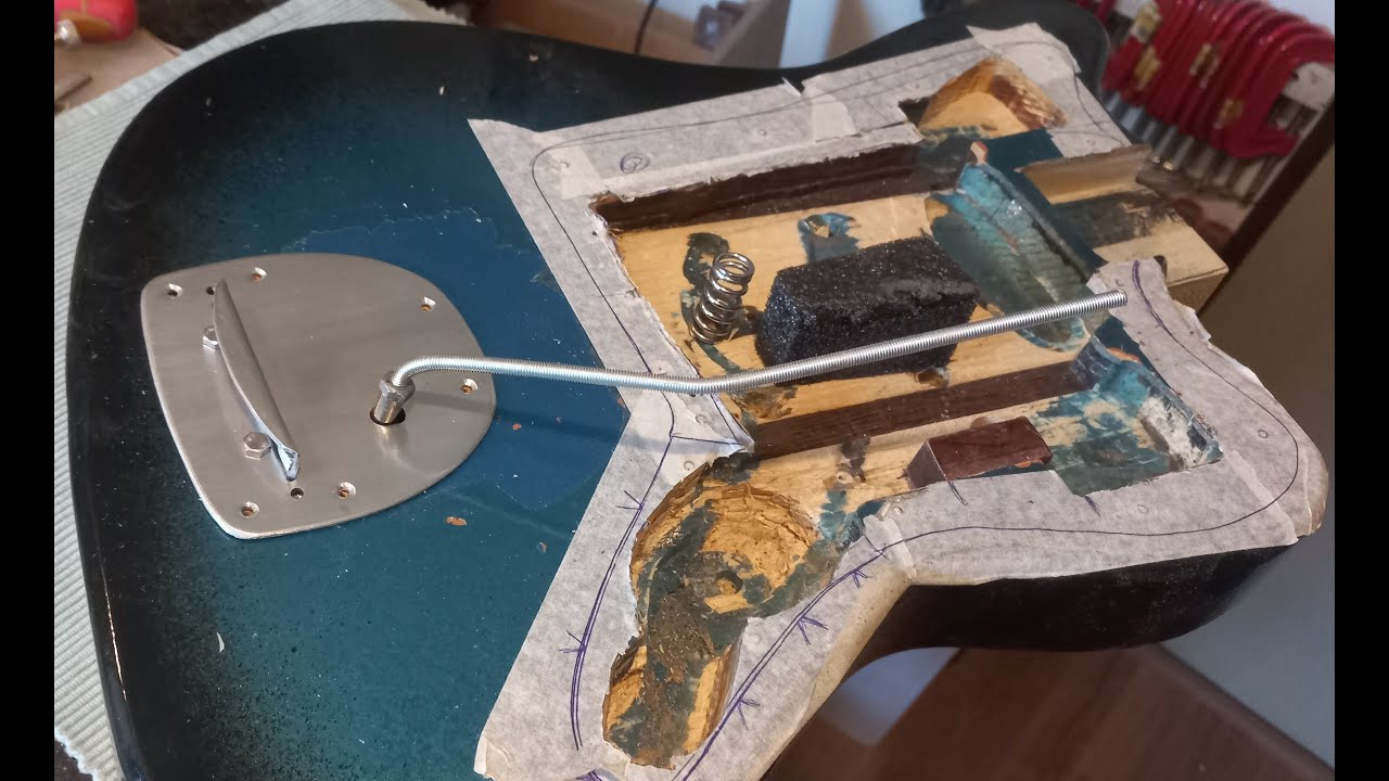 BUILDING A JAZZMASTER TREMOLO UNIT FROM SCRATCH