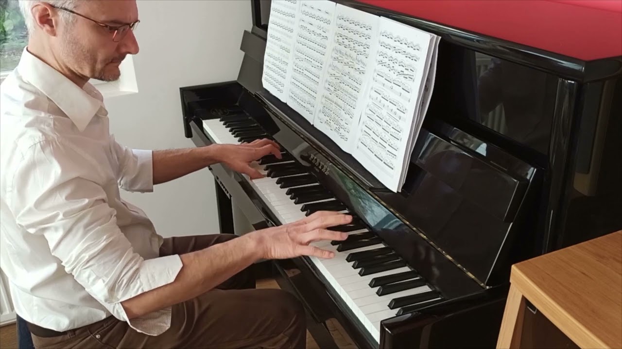 L'éclosion d'une rose, variations pour piano, op. 10. Composées et interprétées par Yannick Merlin.