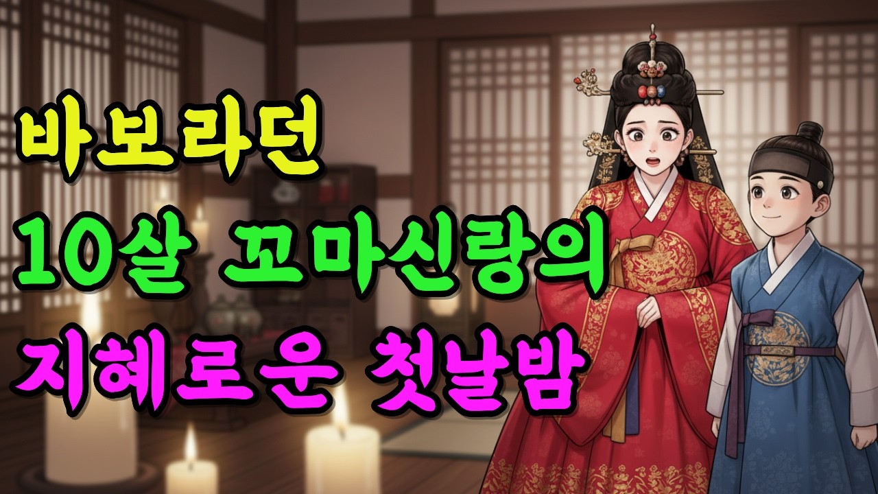 바보라던 10살 꼬마신랑의 지혜로운 첫날밤 [야담/옛날이야기/수면동화/오디오북/민담]