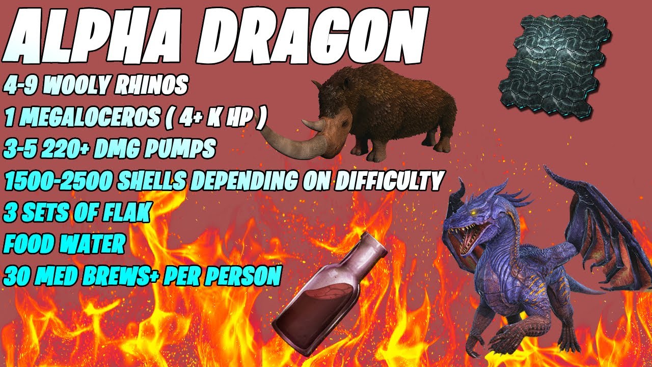 Early game ALPHA Dragon | Boss fight guide | ARK Survival Ascended