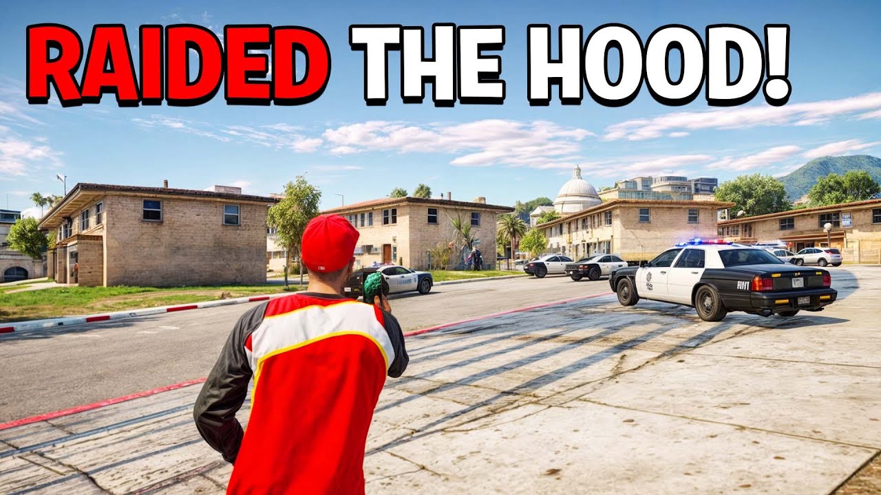 LAPD Raided GTB Block in GTA 5 RP!