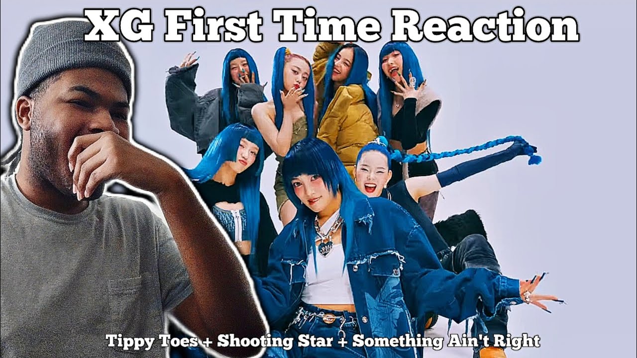 MY FIRST TIME REACTING TO XG!! Tippy Toes + Shooting Star + Something Ain't Right Reaction