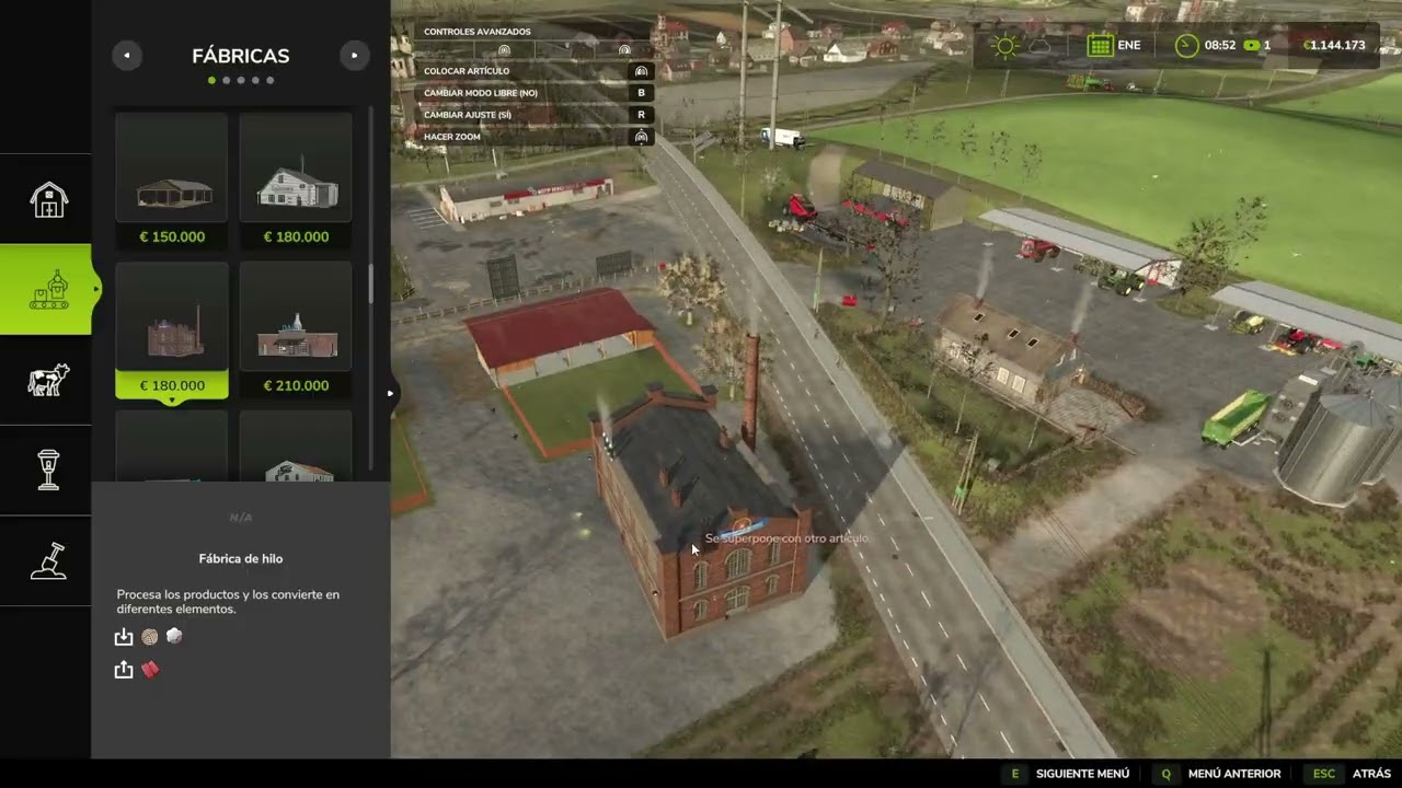 CÓMO FABRICAR ROPA en Farming Simulator 25 Zielonka [036.2]