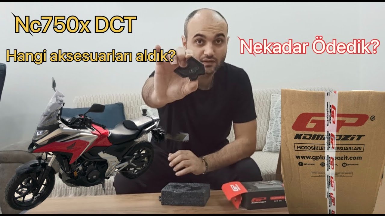 Honda Nc 750x DCT Yeni Aksesuarlar | Gp Kompozit Kutu Açılışı
