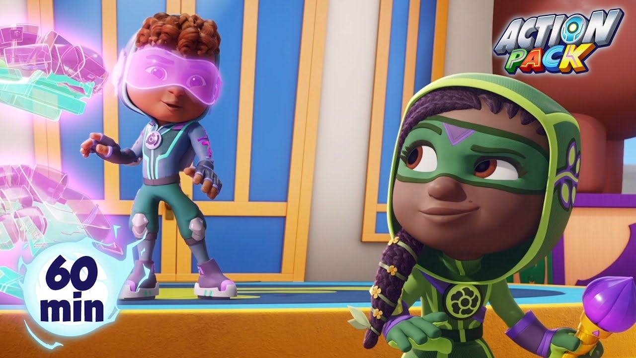 El rayo reductor poderoso 🌌| Action Pack en Español | Dibujos Animados de Aventuras para Niños