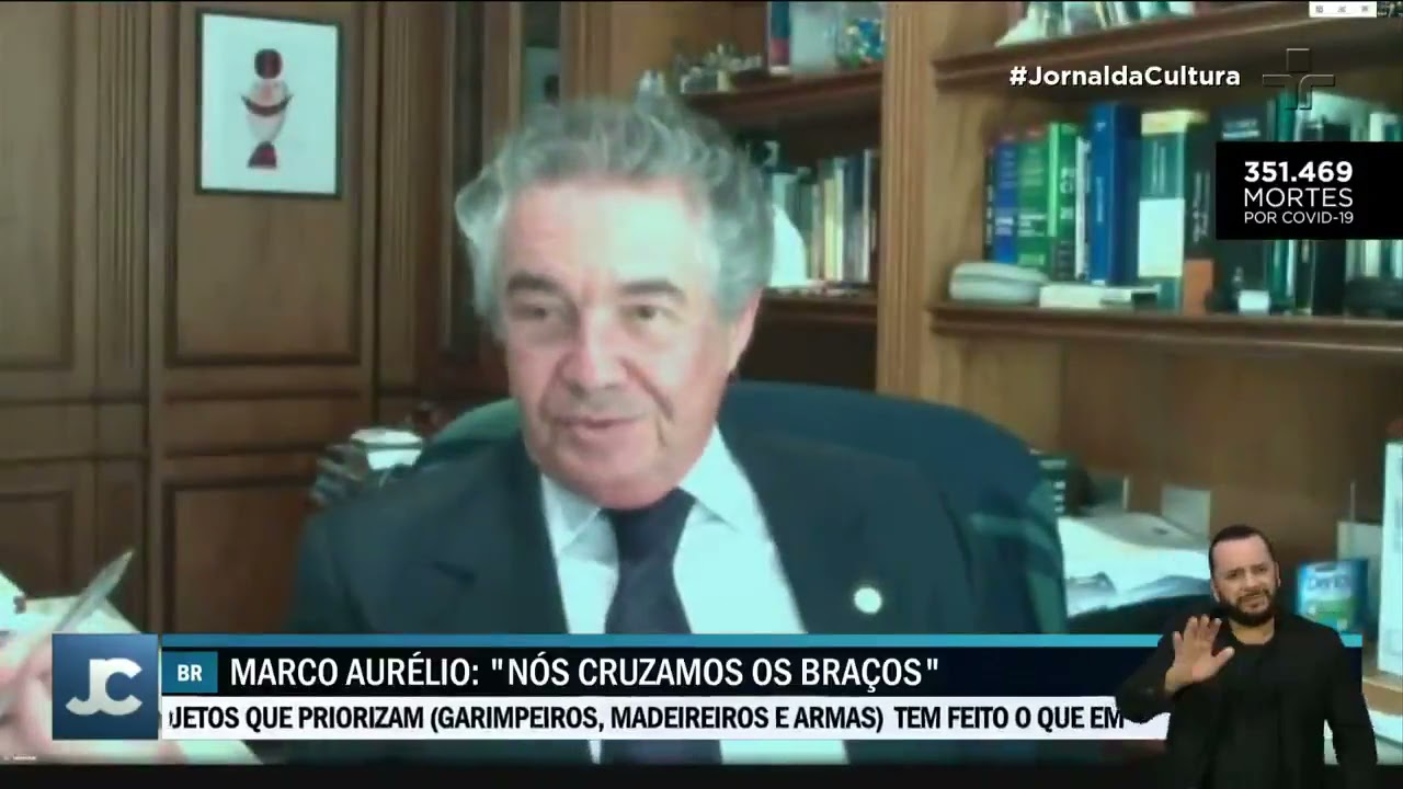 Marco Aurélio Mello, do STF, fala sobre condução da pandemia por Jair Bolsonaro