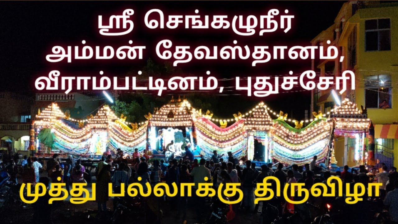 Veerampattinam Muthupallaku Festival - 2019, வீரம்பட்டினம் முத்துப்பல்லக்கு விழா