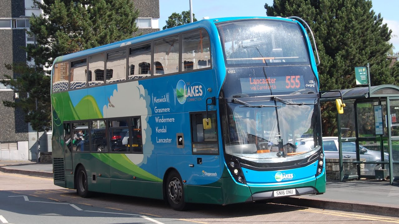 Top Deck View: Stagecoach Cumbria & North Lancs 10552 (SN16ONU) Alexander Dennis Enviro 400 MMC