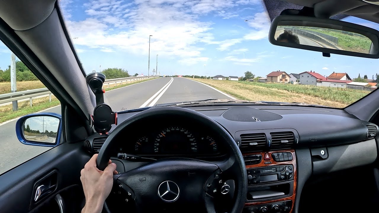 Mercedes-Benz C 200 CDI 2001 - 114HP - POV Drive (Binaural Audio)