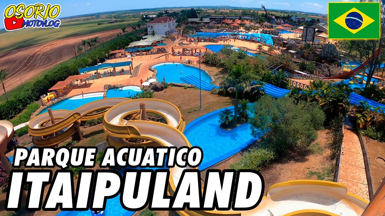 Parque Acuático ITAIPULAND 🔝🤩🌊🌴🏖️ | Itaipulândia PR-Brasil