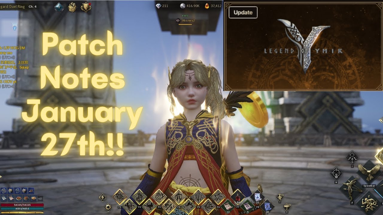 Patch Notes - January 27th Quick Review! #legendofymir #nft #gaming