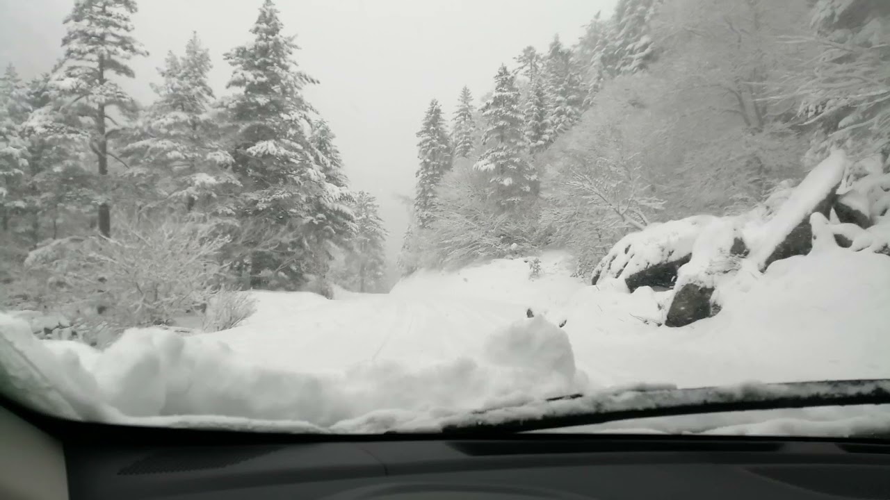 temp&ecirc;te de neige au pont d'Espagne a Cauterets... (mountain  Storm) Pyr&eacute;n&eacute;es