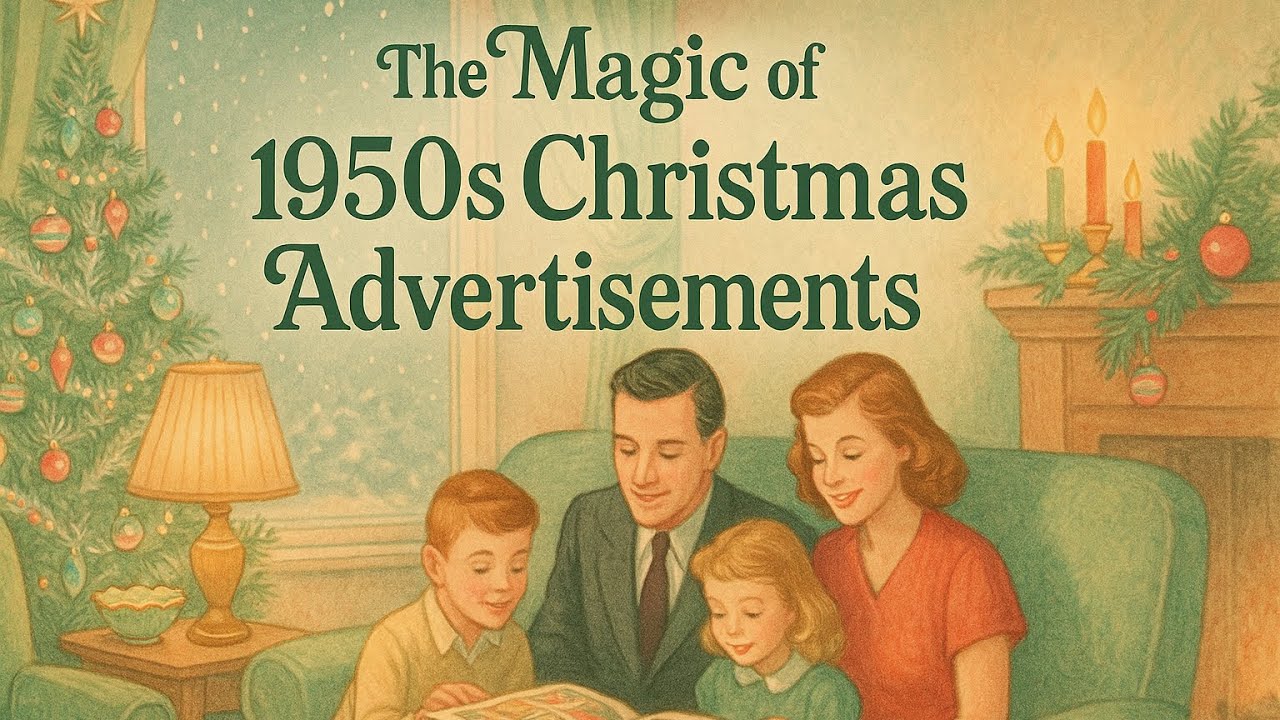 The Magic of 1950s Christmas Advertisements | Boring History for Sleep
