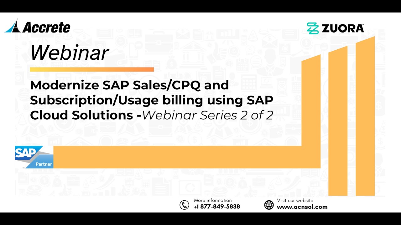 Modernize SAP Sales/CPQ and Subscription/Usage billing using SAP Cloud solutions