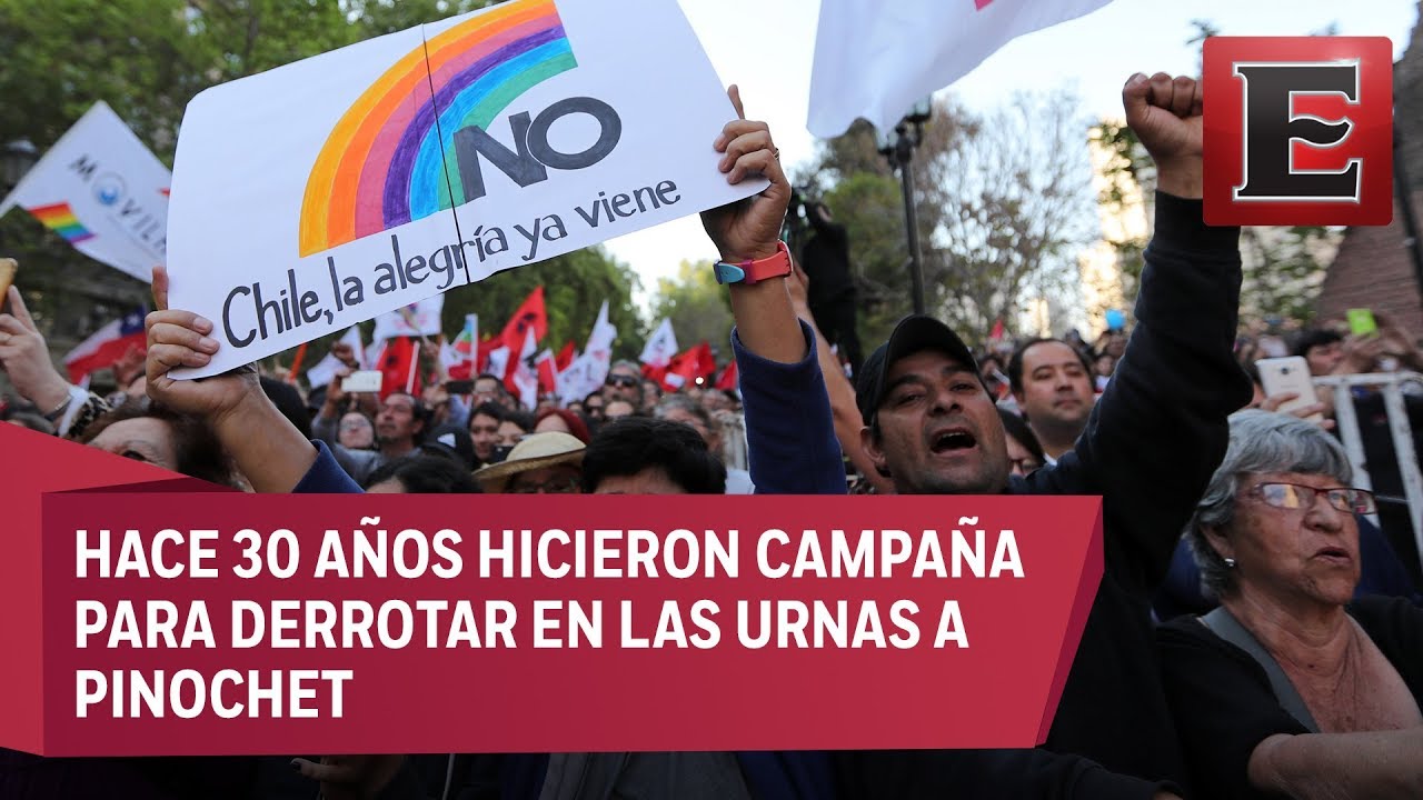 Chilenos celebran el triunfo sobre la dictadura de Pinochet