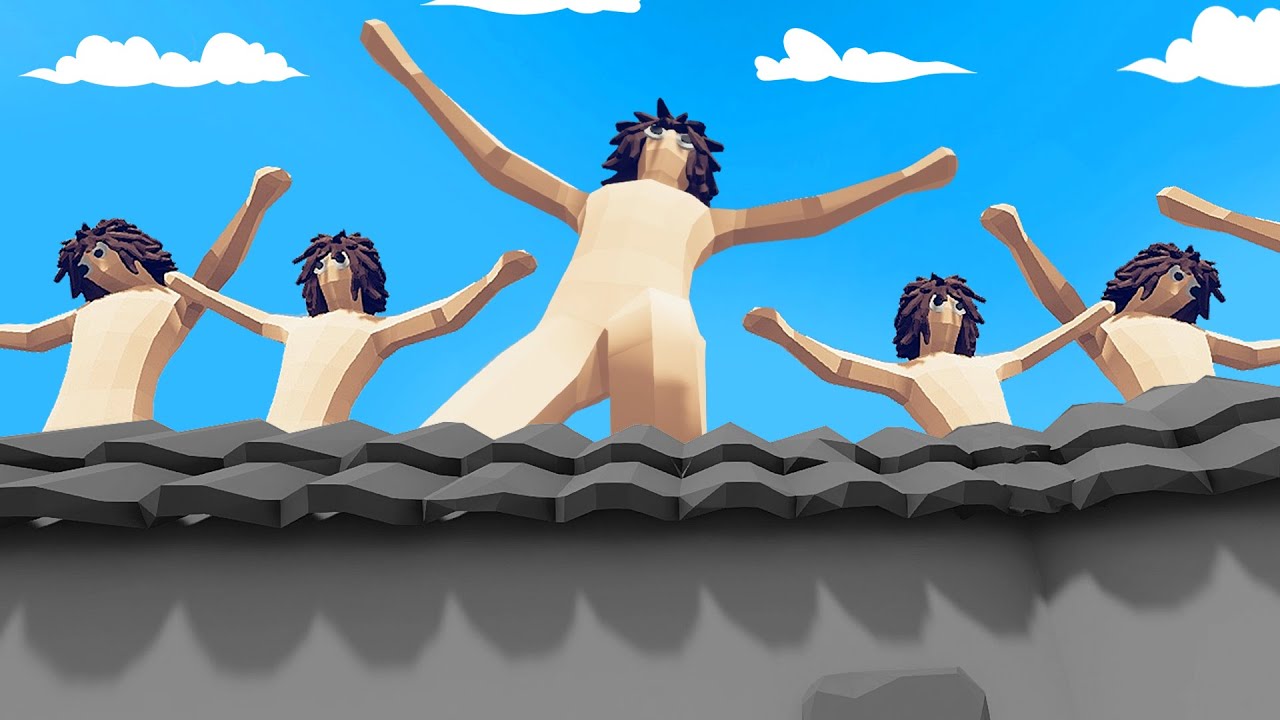 10,000 ft Tall ATTACK on TITAN - TABS Edition (Totally Accurate Battle Simulator)