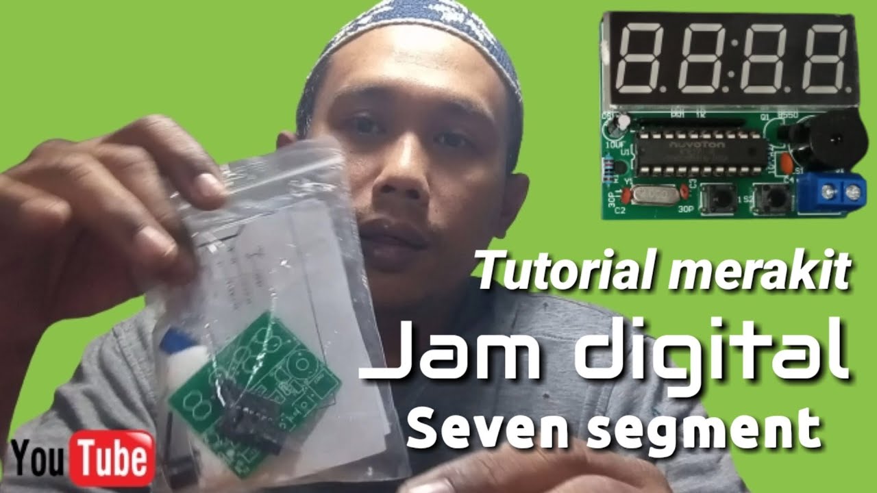 Cara Merakit Jam Digital seven segment@AGUS_electronic #jamsevensegment#diy#clockdiy