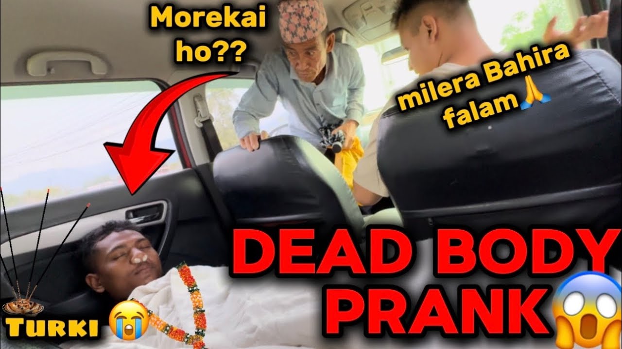 Dead body prank on stranger😂