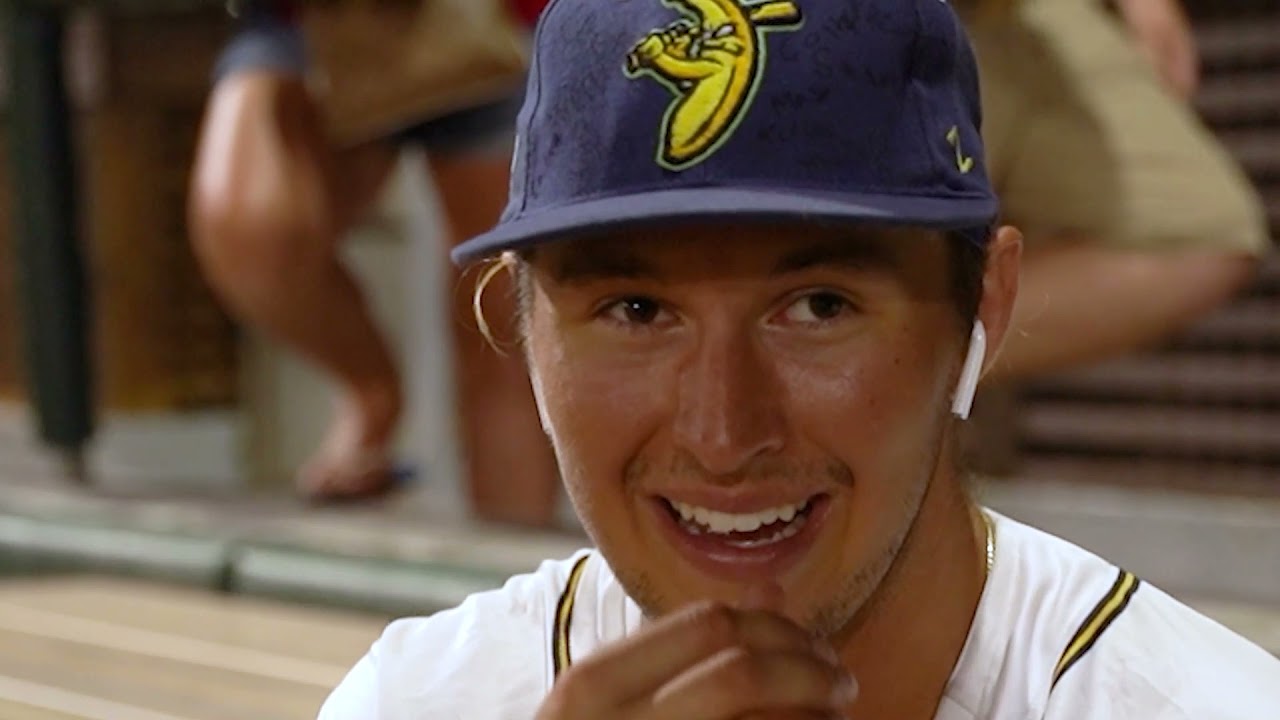 First Baseman Plays Shirtless with a Cowboy Hat On