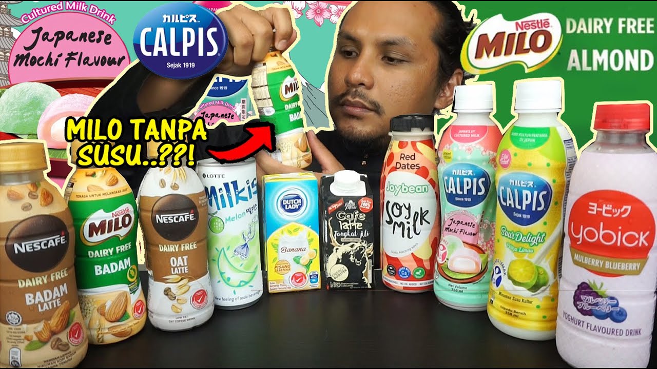 ini sahaja aku nak bila BERBUKA PUASA (mukbang malaysia)CALPIS JAPANESE MOCHI YOBICK SUSU PISANG