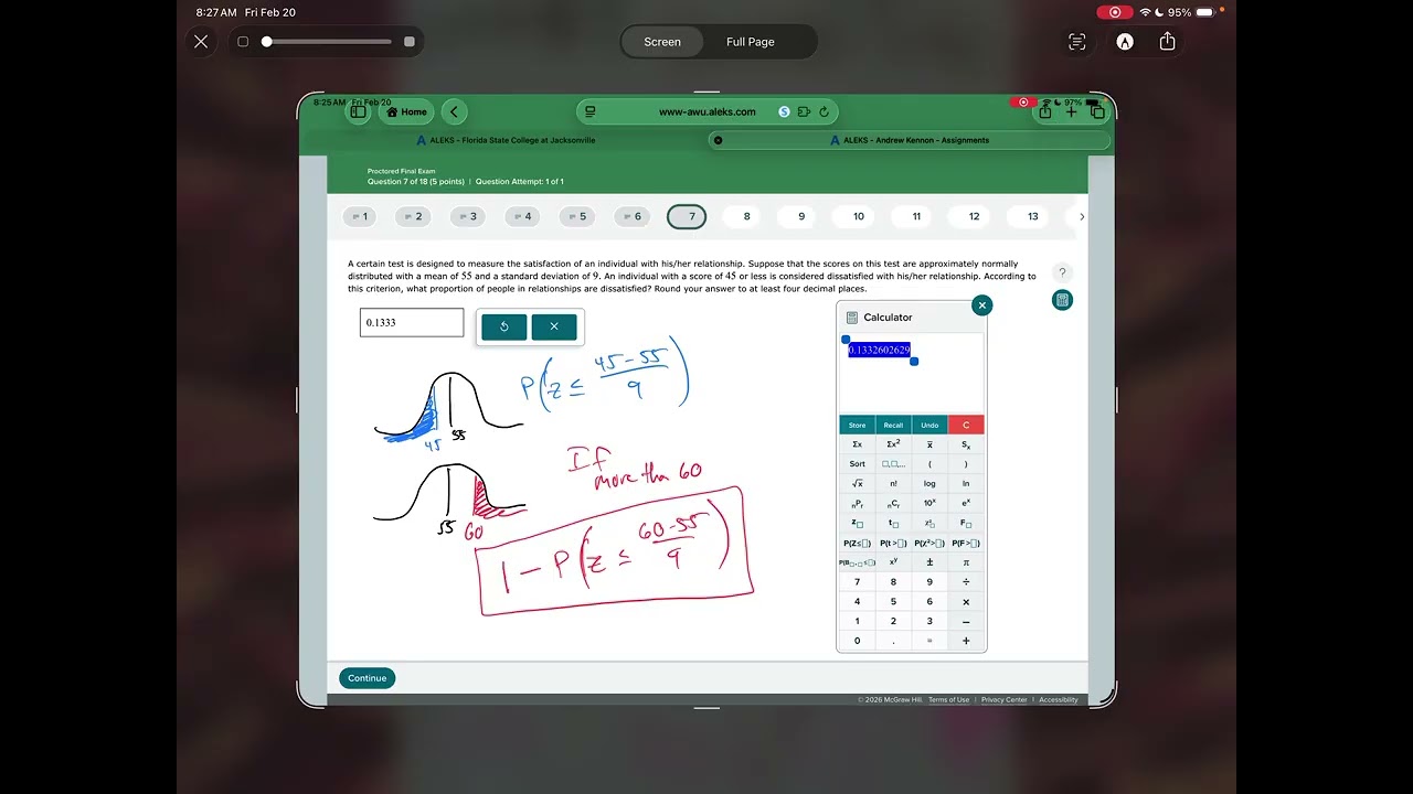 STA2023 Final Exam
