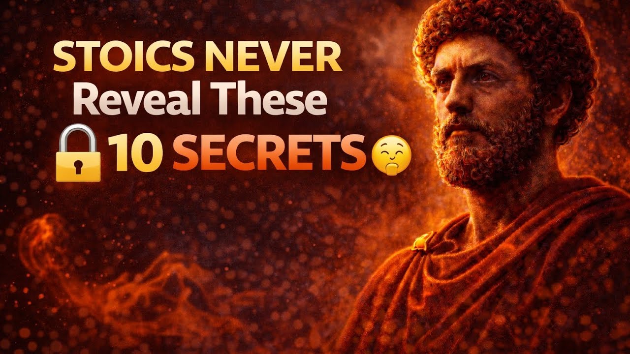 STOICS Never Reveal These 10 Secrets 🤫 | Marcus Aurelius’ Hidden Rules of Power stoicism motivation