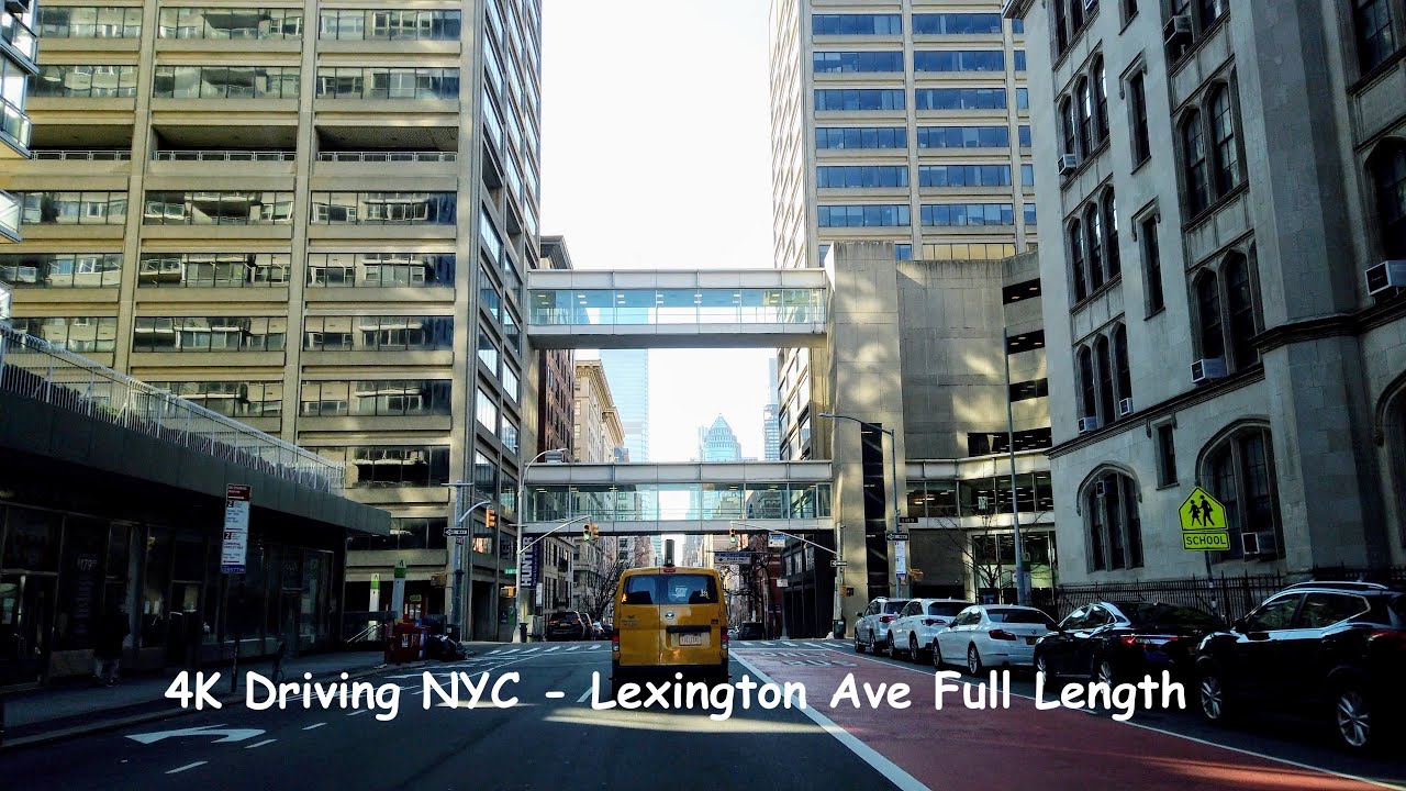 4K Driving NYC - Lexington Avenue Full Length | January 2021