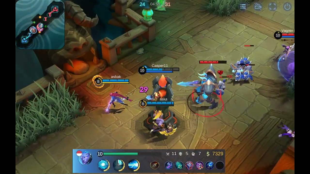 AWALNYA CUMA COBA MAIN DI BRAWL PAKE HERO GORD, GAK NYANGKA MALAH SAVAGE | MOBILE LEGEND
