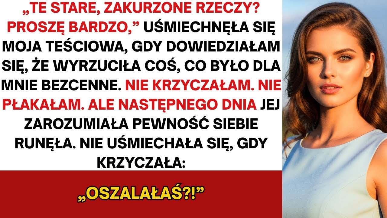Moja teściowa zniszczyła historię mojej rodziny — mąż na to pozwolił, sprawiłam, że oboje żałowali…