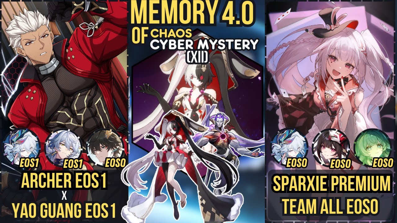 V3 | Hypercarry Archer E0S1 x Sparxie E0S0 Premium Team | Memory of Chaos 4.0 #sparxie #yaoguang