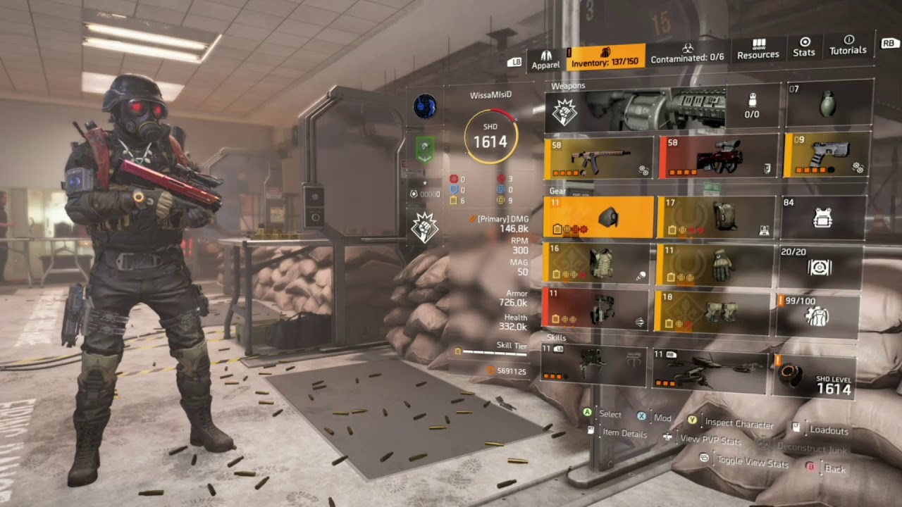 The Division&reg; 2  20 Exotic Cache + Skill Build