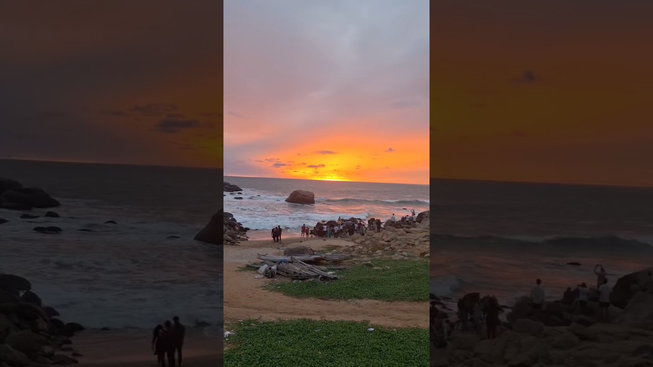 kanyakumari sunrise and sunset video #kanyakumari #sunset #sunset #sun #viral