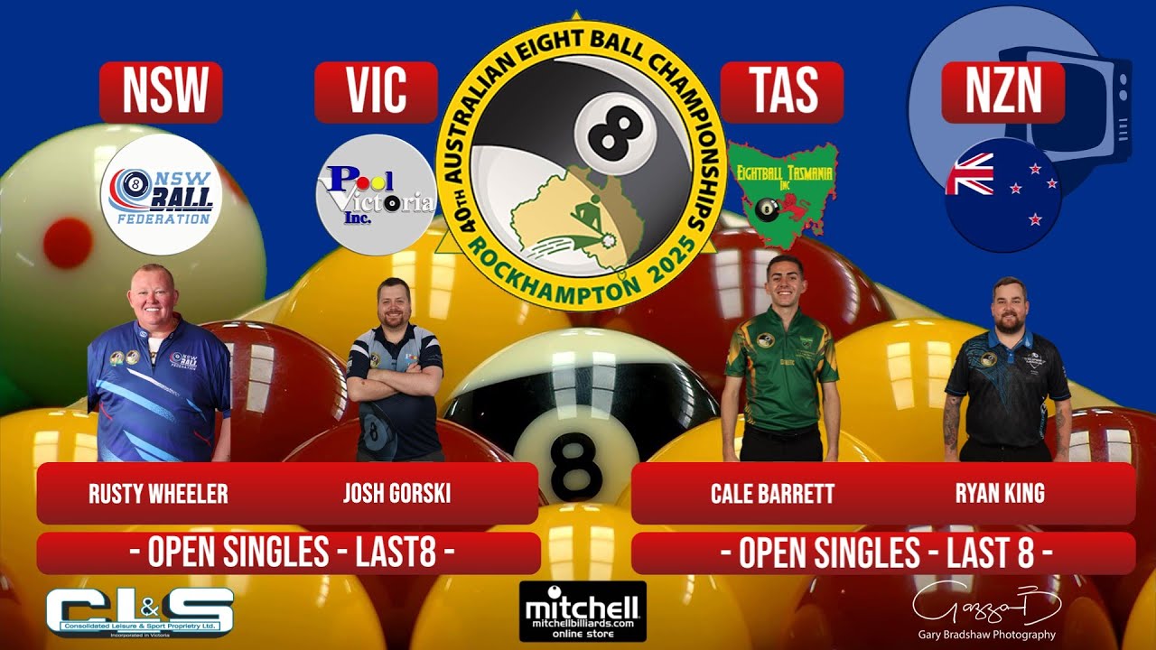 Open Singles - Last 8 - AEBF Nationals 2025