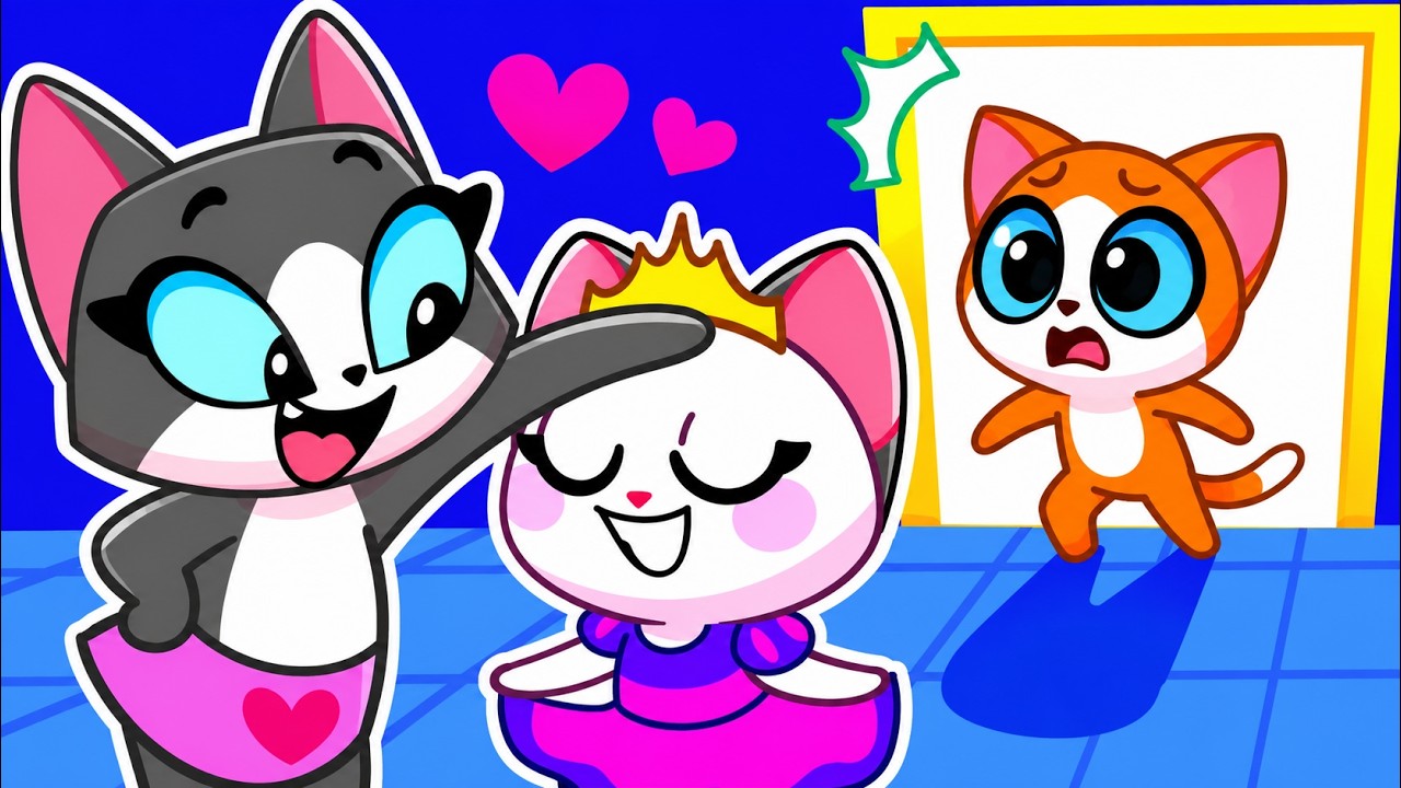 Princesa VS Zombi | Desafío de Colores de Leo | Historias divertidas para niños pequeños | Purr-Purr