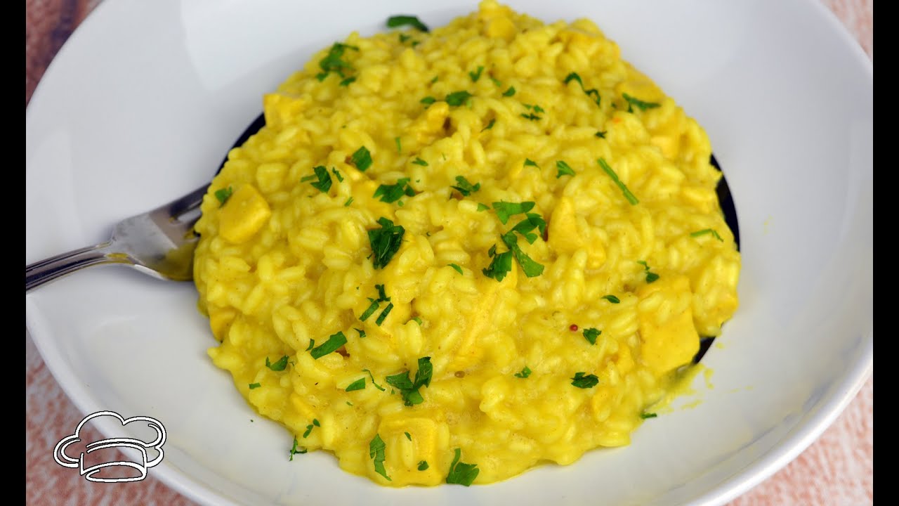 Risotto de pollo al curry Javier Romero