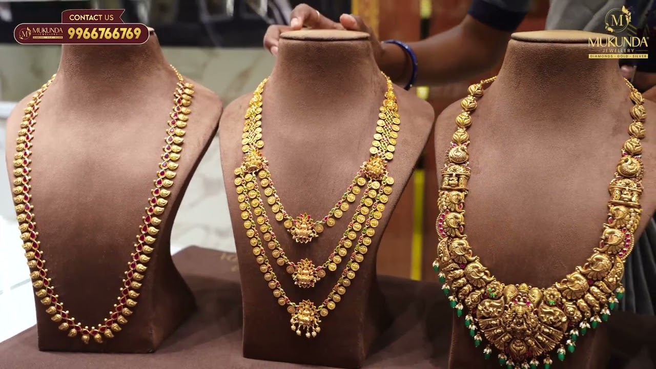Beautiful lightweight Langa haram collection Mukunda Jewellers 