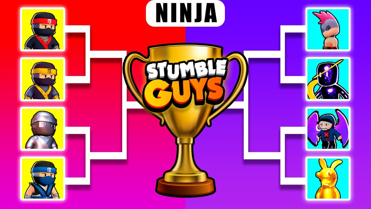 NINJA vs Special NEW Skins 0.46.1 in Stumble Guys 🥇 Tournament Battle 🔥 1 VS 1 Battle