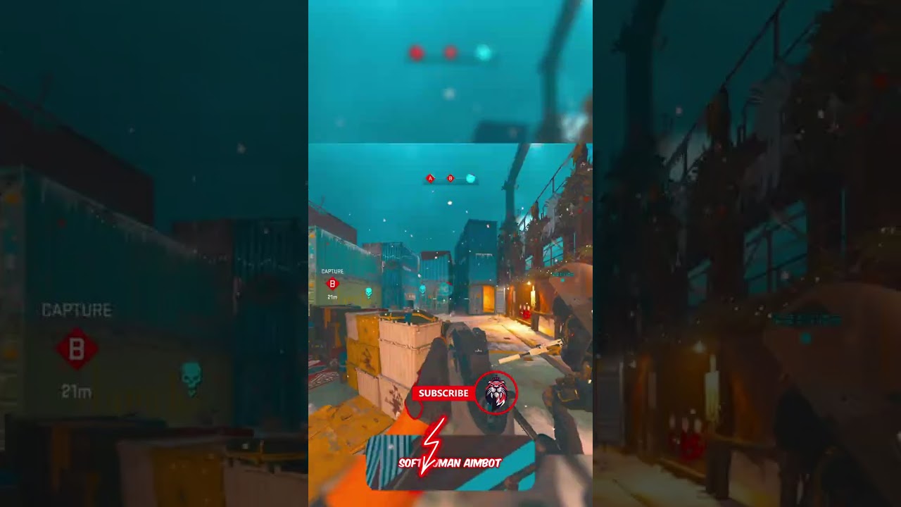 soft human aimbot uses a sniper on shipment MW2