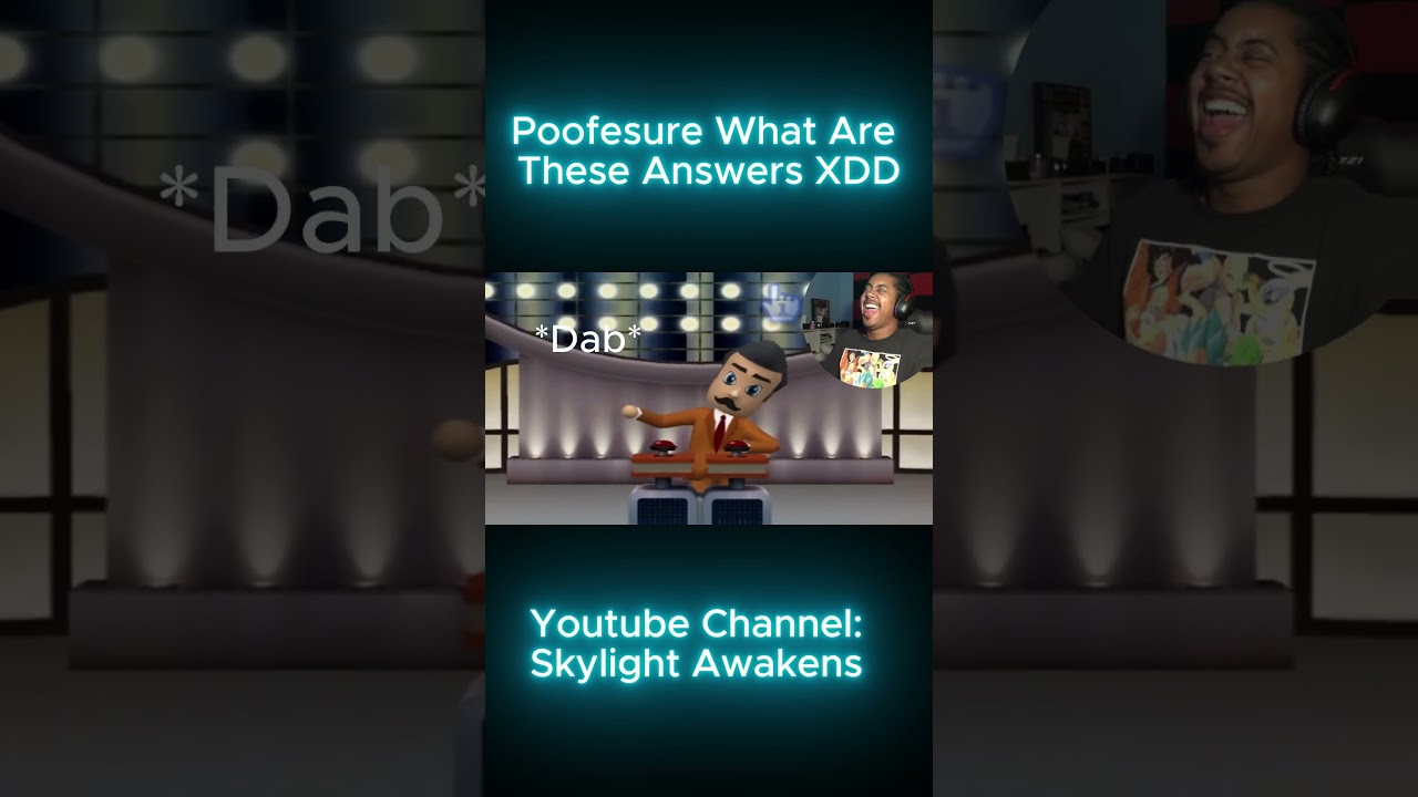 Poofesure Что это за ответы XDD