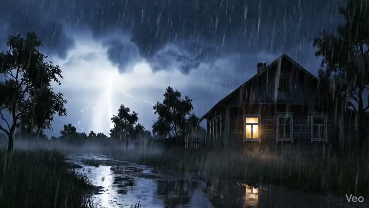 Sleep Instantly 🌧️ Night Rain Sounds for Deep Sleep