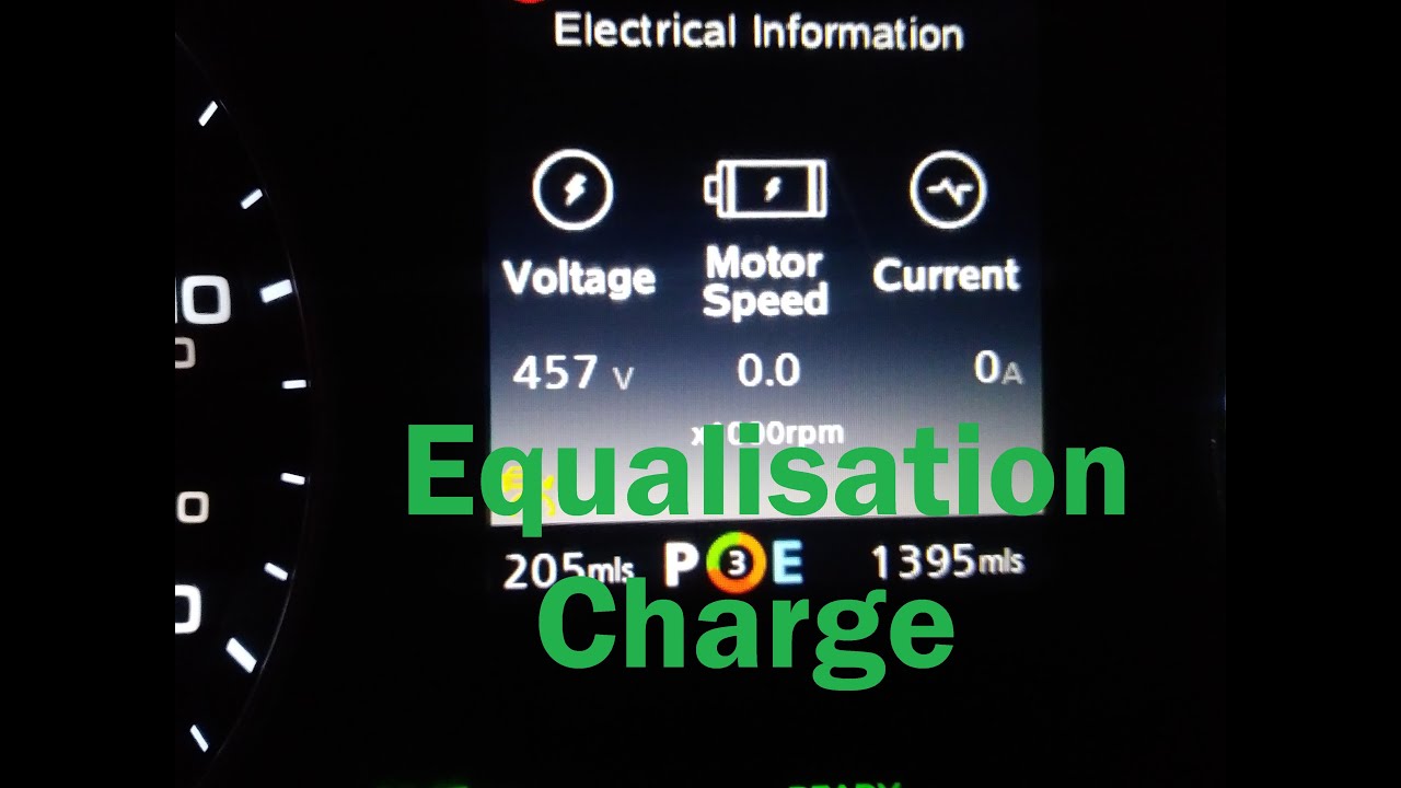 MG ZS EV Equalisation Charge - Battery Balancing