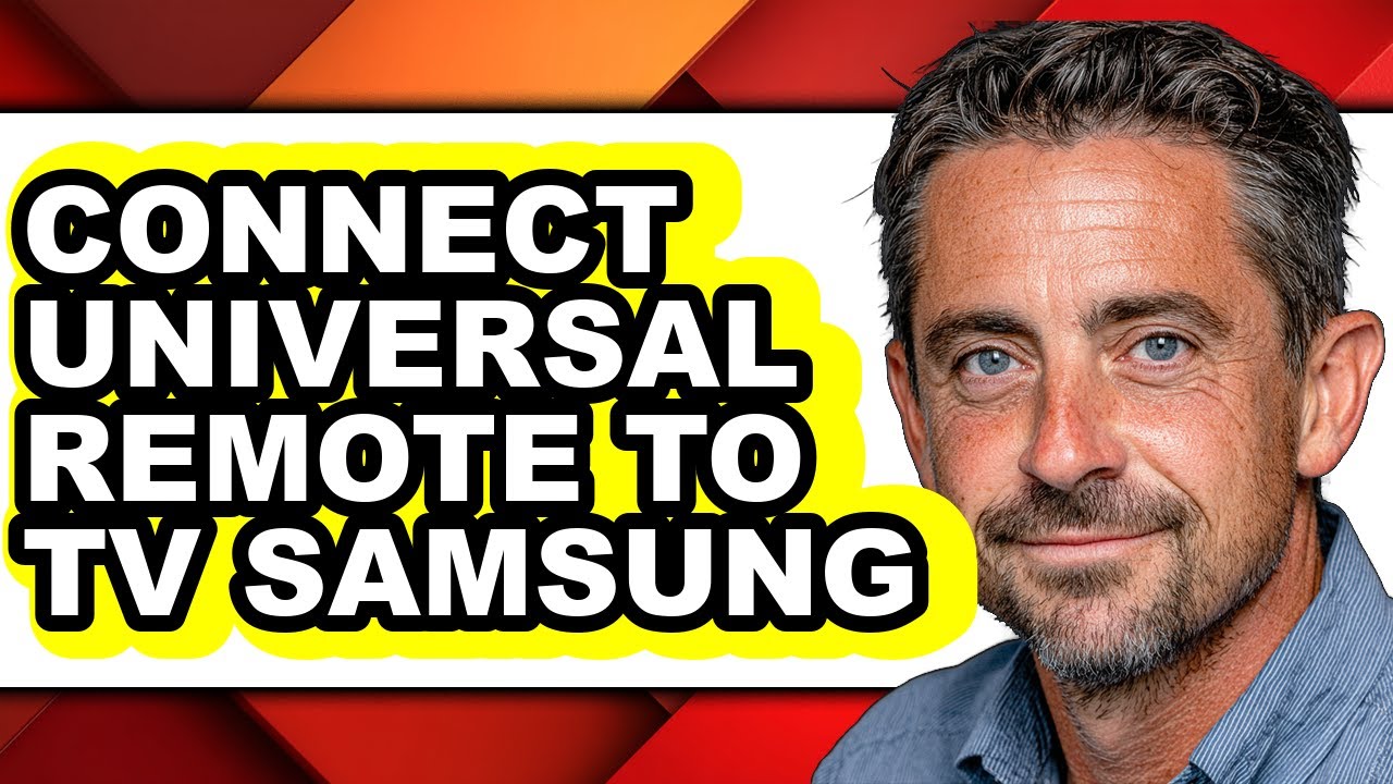 How to Connect Universal Remote to Tv Samsung (full Guide)