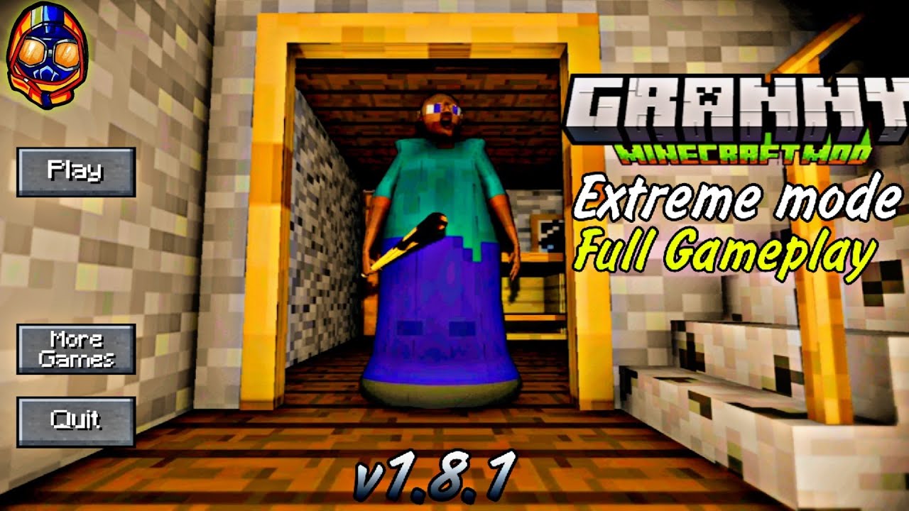 Granny 1.8 In Minecraft Atmosphere! Extreme mode & Full Gameplay