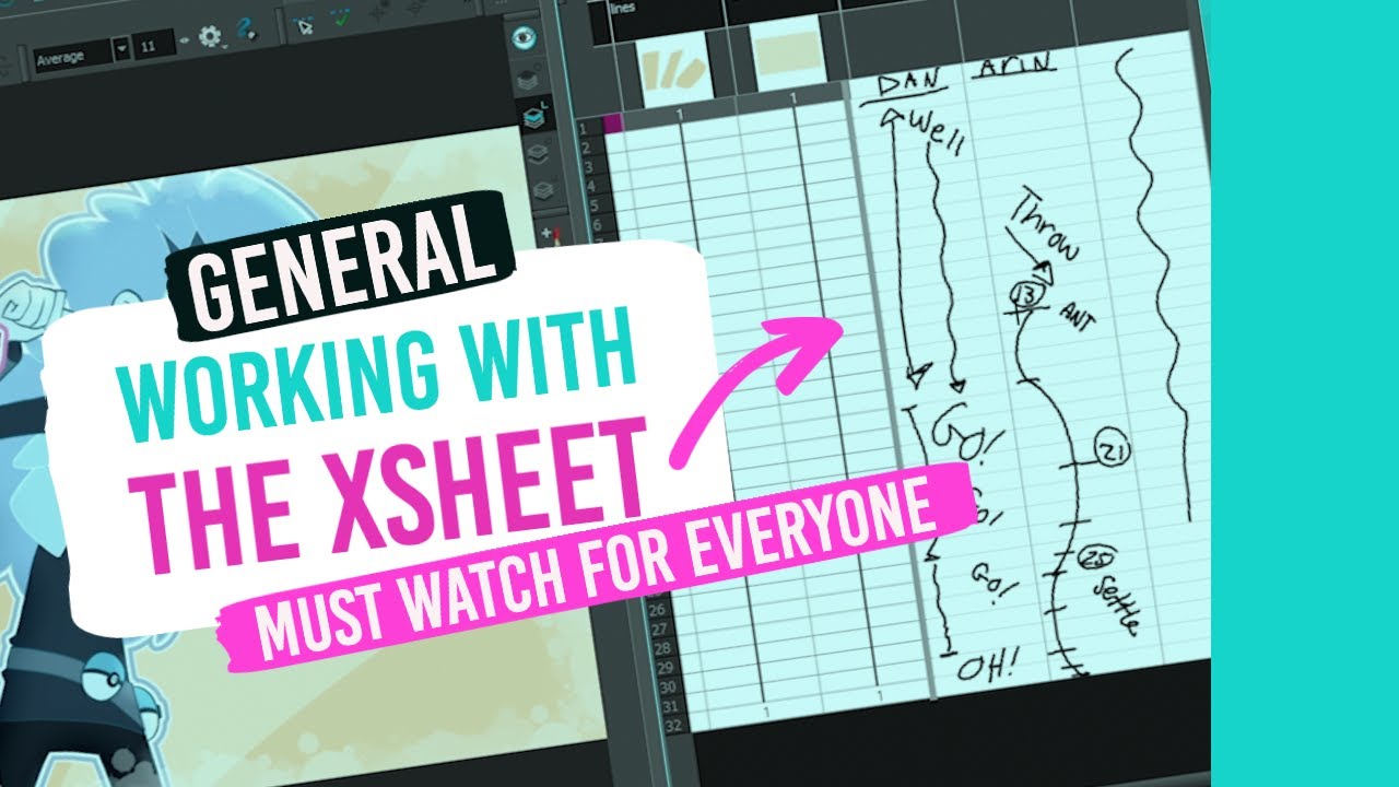 GENERAL MUST WATCH - The Xsheet (Harmony)
