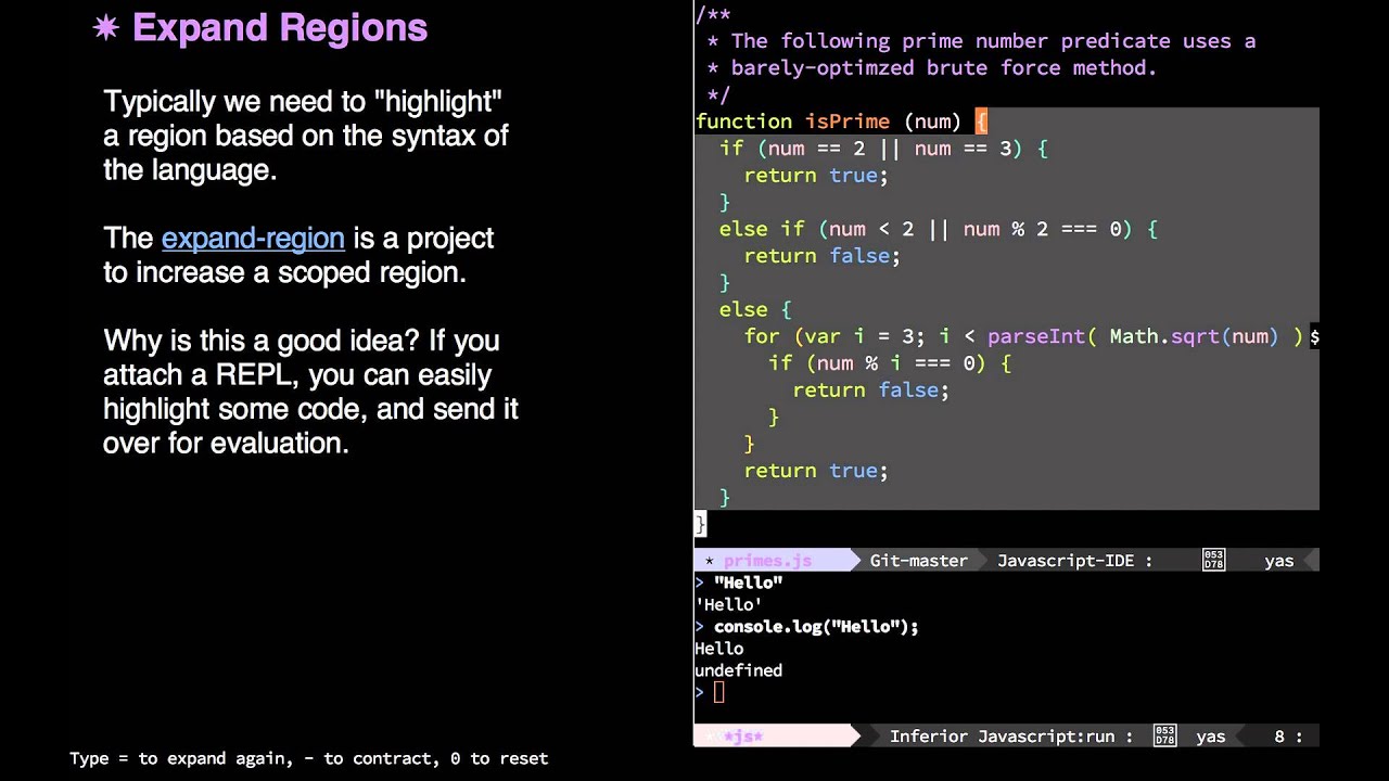 Emacs Introduction and Demonstration
