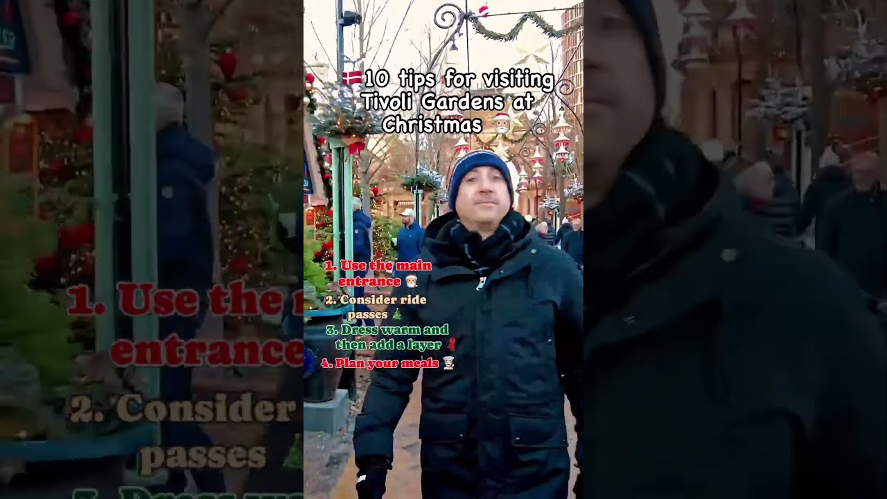🇩🇰🎄 10 Tips for Visitng Tivoli Gardens at Christmas | Copenhagen, Denmark Travel #denmark