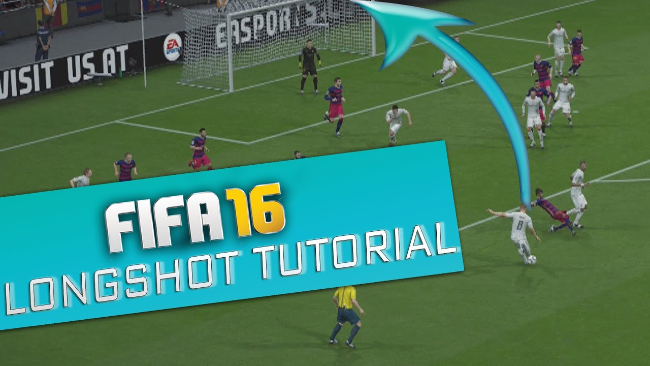 FIFA 16 LONGSHOT TUTORIAL HOW TO SCORE LONGSHOT GOALS ON H2H & FUT